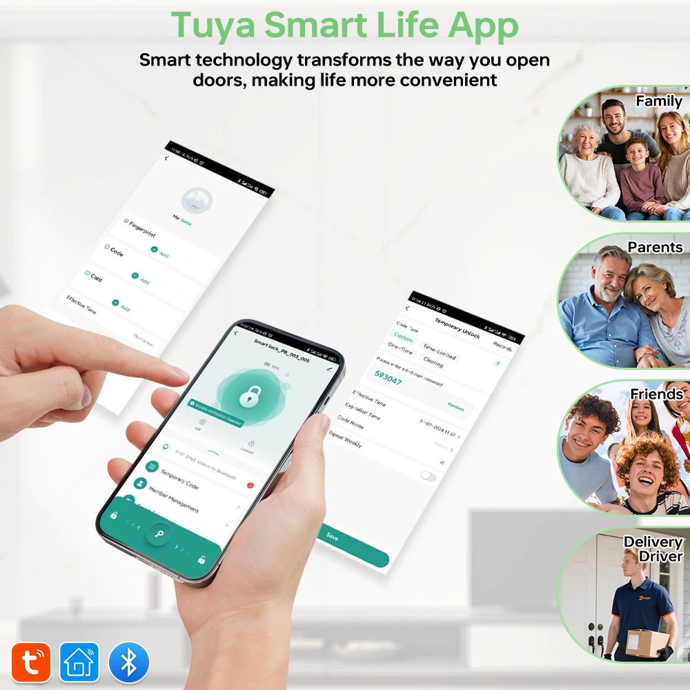 Tuya Bluetooth Smart Fingerpri – обзор и цена Smart Home Door Lock