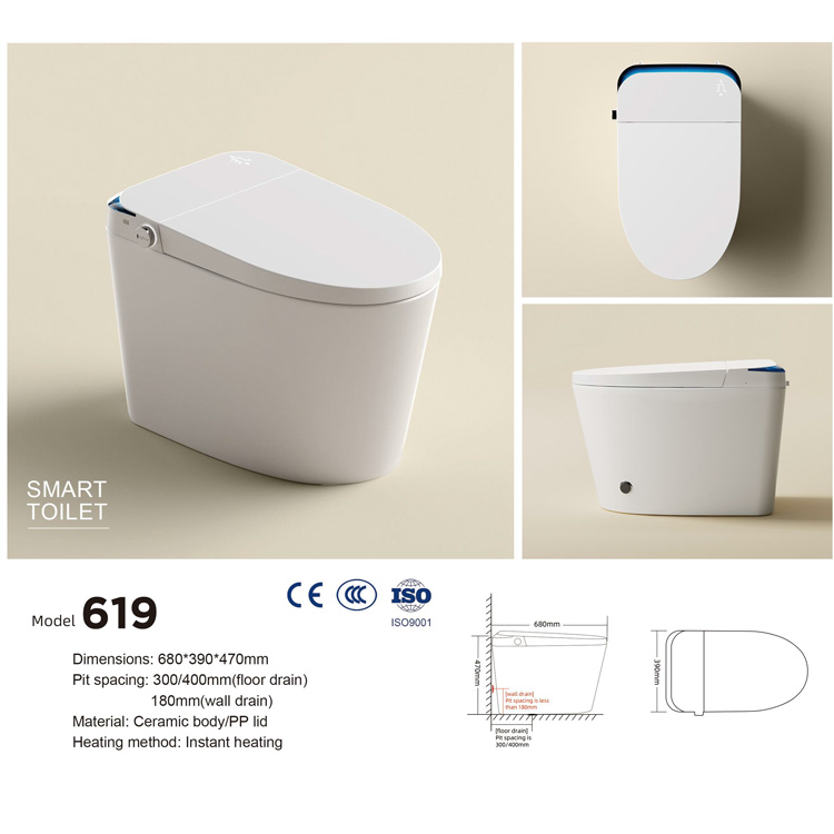 Luxury Square Smart Toilet Aut – обзор и цена Smart Home Hotel