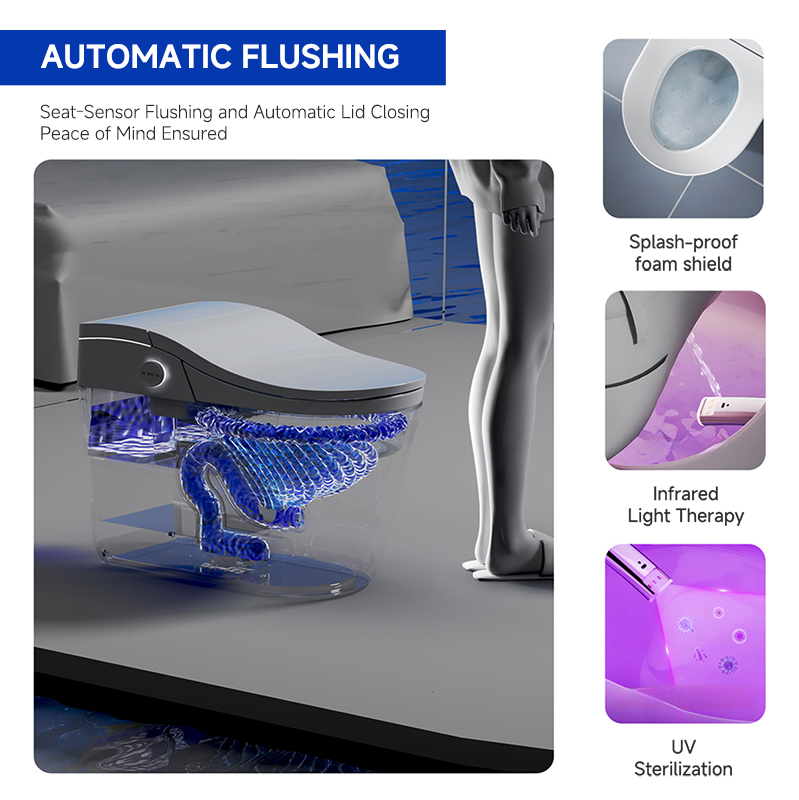 Luxury Square Smart Toilet Aut – обзор и цена Smart Home Hotel