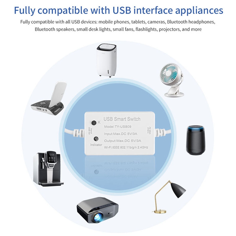 1 PCS Tuya USB Smart Switch Un – обзор и цена Smart Home Utilities